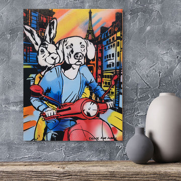 True Love in Paris (Original Painting)