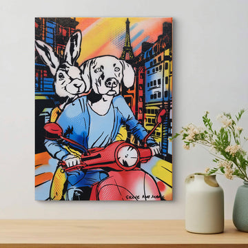 True Love in Paris (Original Painting)