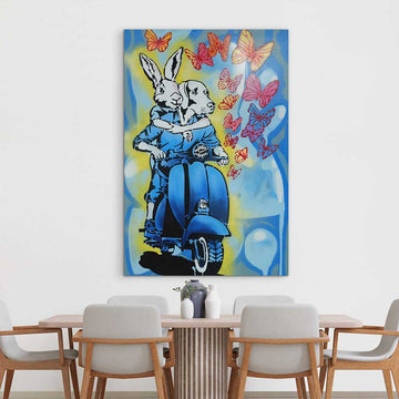 Two Hearts One Planet (Original Painting)