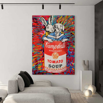 Two Hearts One Planet (Original Painting)