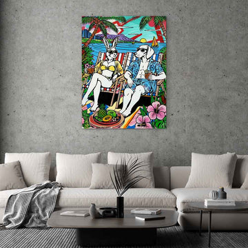 Two Hearts in Hawaii (Original Painting)