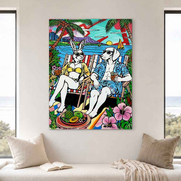 Two Hearts in Hawaii (Original Painting)