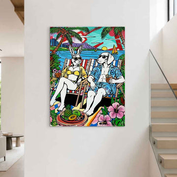Two Hearts in Hawaii (Original Painting)