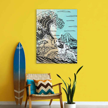 Two Wild Hearts on One Extraordinary Journey (Original Painting)