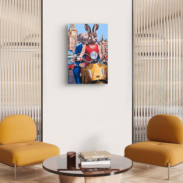 Vespa Joy (Original Painting)