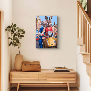 Vespa Joy (Original Painting)