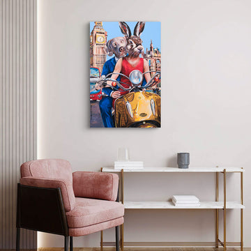 Vespa Joy (Original Painting)