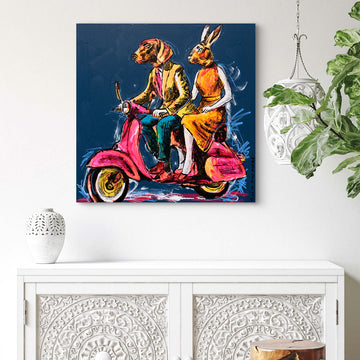 Vespa of Curiosity (Original Painting)