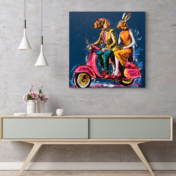 Vespa of Curiosity (Original Painting)