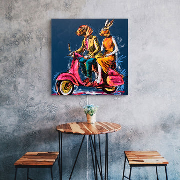 Vespa of Curiosity (Original Painting)