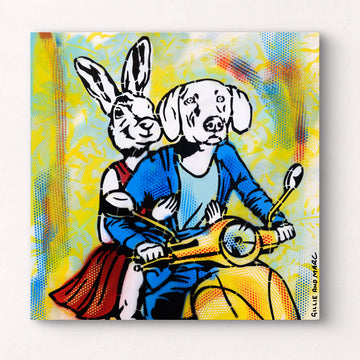 Vespa Power (Original Painting)