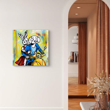 Vespa Power (Original Painting)