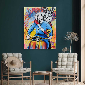 Vespa Magic (Original Painting)