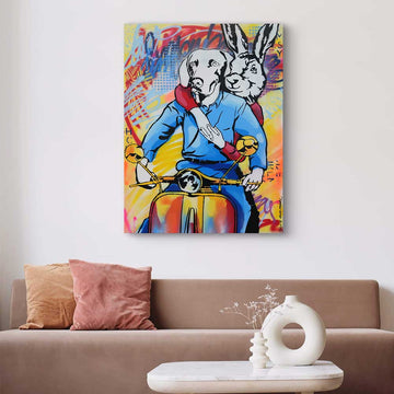 Vespa Magic (Original Painting)