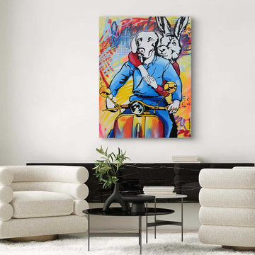 Vespa Magic (Original Painting)