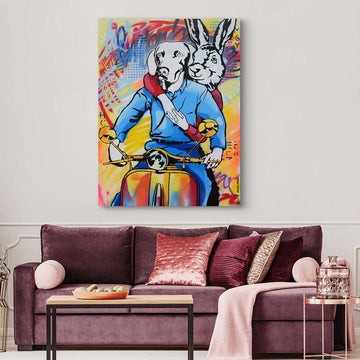 Vespa Magic (Original Painting)