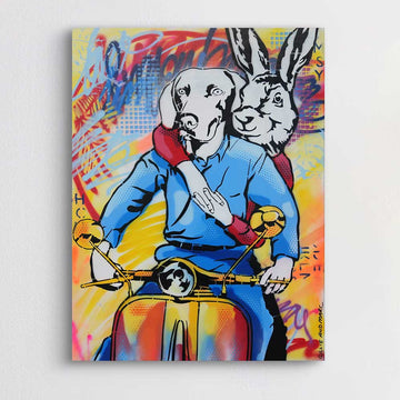 Vespa Magic (Original Painting)