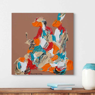 Vespa Making Waves in the Future (Original Painting)