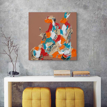 Vespa Making Waves in the Future (Original Painting)