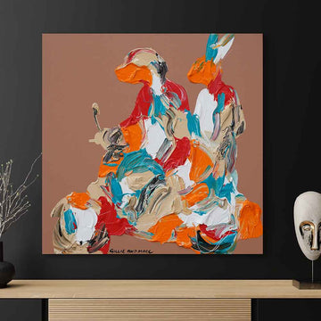 Vespa Making Waves in the Future (Original Painting)