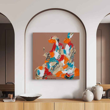 Vespa Making Waves in the Future (Original Painting)