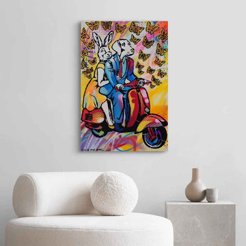 Vespa Vibes (Original Painting)