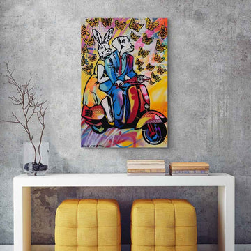 Vespa Vibes (Original Painting)