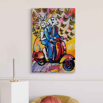 Vespa Vibes (Original Painting)