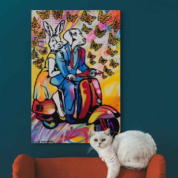 Vespa Vibes (Original Painting)