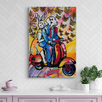 Vespa Vibes (Original Painting)