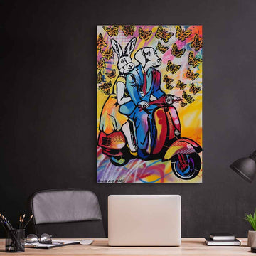 Vespa Vibes (Original Painting)