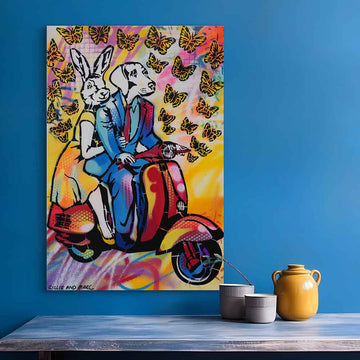 Vespa Vibes (Original Painting)