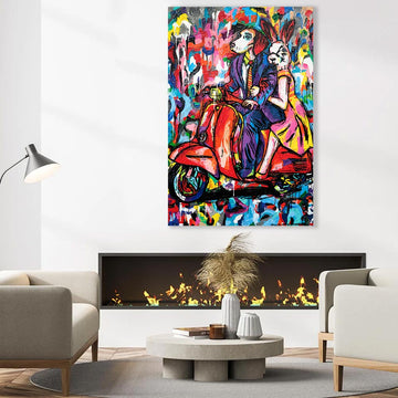 Vespa Love (Original Painting)