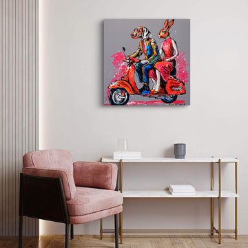 Vespa of Courage (Original Painting)