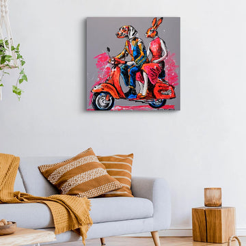 Vespa of Courage (Original Painting)