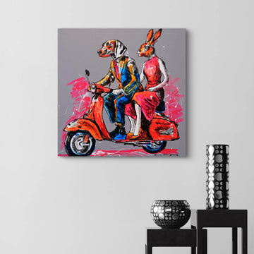 Vespa of Courage (Original Painting)