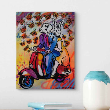 Wheels of Freedom (Original Painting)