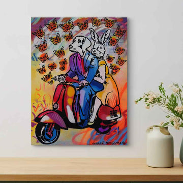 Wheels of Freedom (Original Painting)