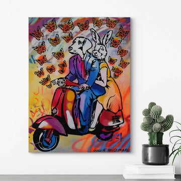 Wheels of Freedom (Original Painting)