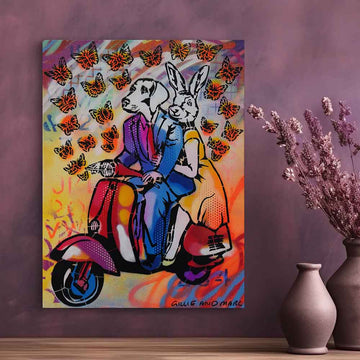 Wheels of Freedom (Original Painting)