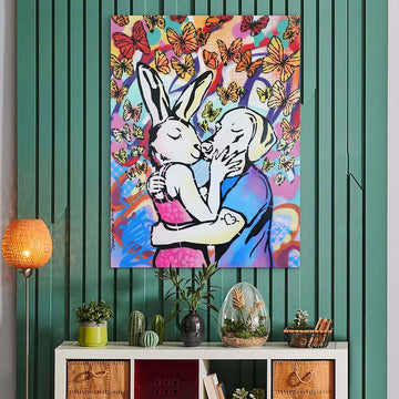 When Opposites Fall in Love (Original Painting)