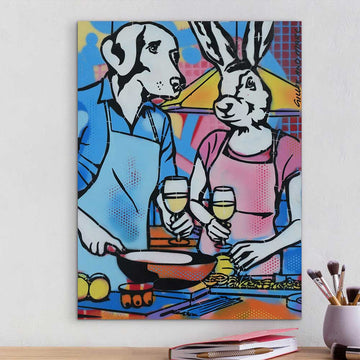 White Wine Drinkers (Original Painting)