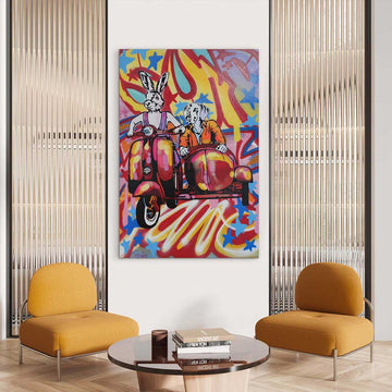 Wild Hearts Without Borders (Original Painting)