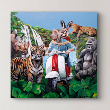 Wild, Wild Wild World (Original Painting)