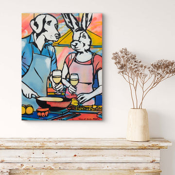 Wine Lovers (Original Painting)