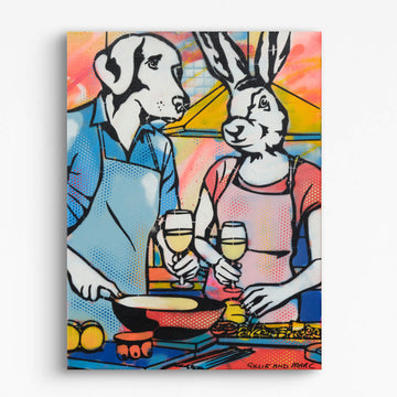 Wine Lovers (Original Painting)