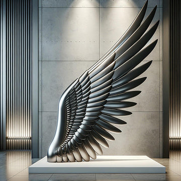 Wings of Life (Stainless Steel Sculpture)