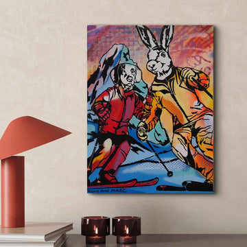 Winter Ski (Original Painting)