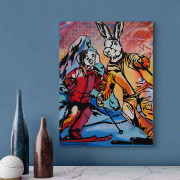 Winter Ski (Original Painting)