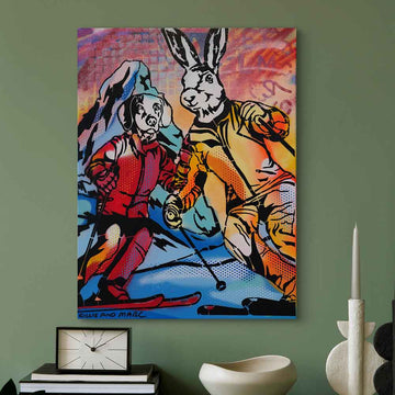 Winter Ski (Original Painting)